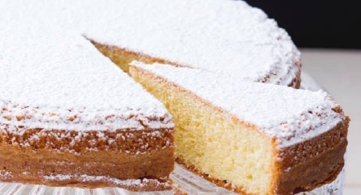 Torta senza latte con farina di riso