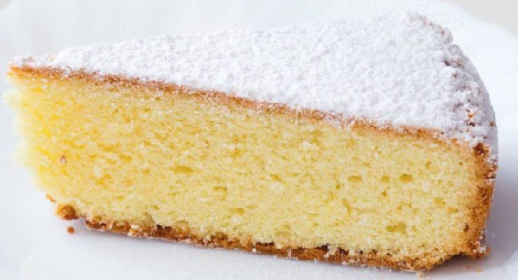 Torta senza latte con farina di riso