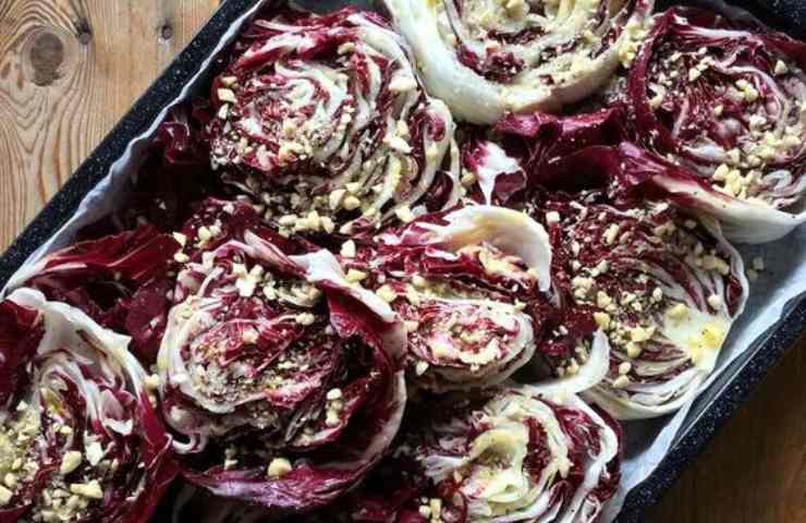 radicchio variegato al cartoccio