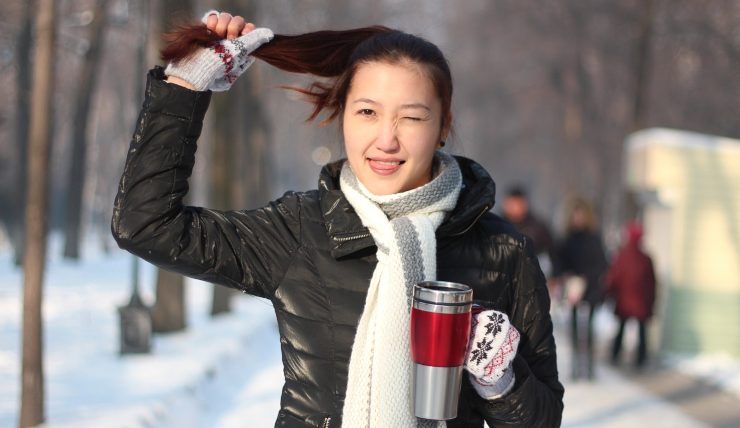 ragazza capelli