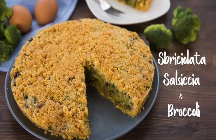 Sbriciolata salsiccia e broccoli 