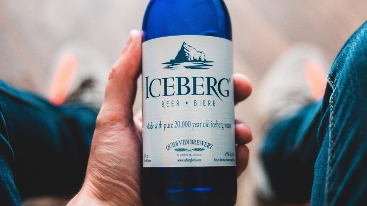 birra iceberg blu