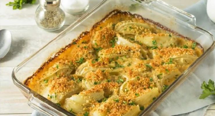 Finocchi gratinati 140 calorie