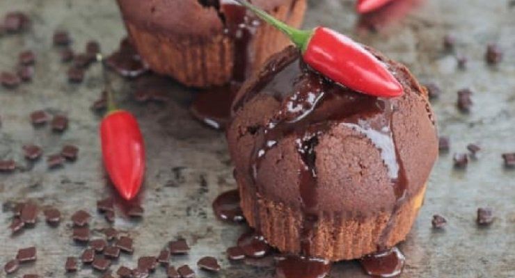Muffin cioccolato e peperoncino