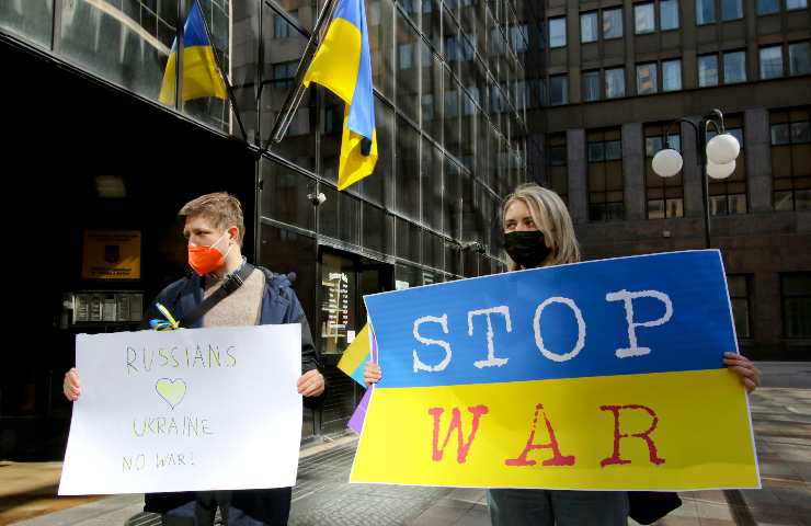 Proteste guerra Ucraina Russia