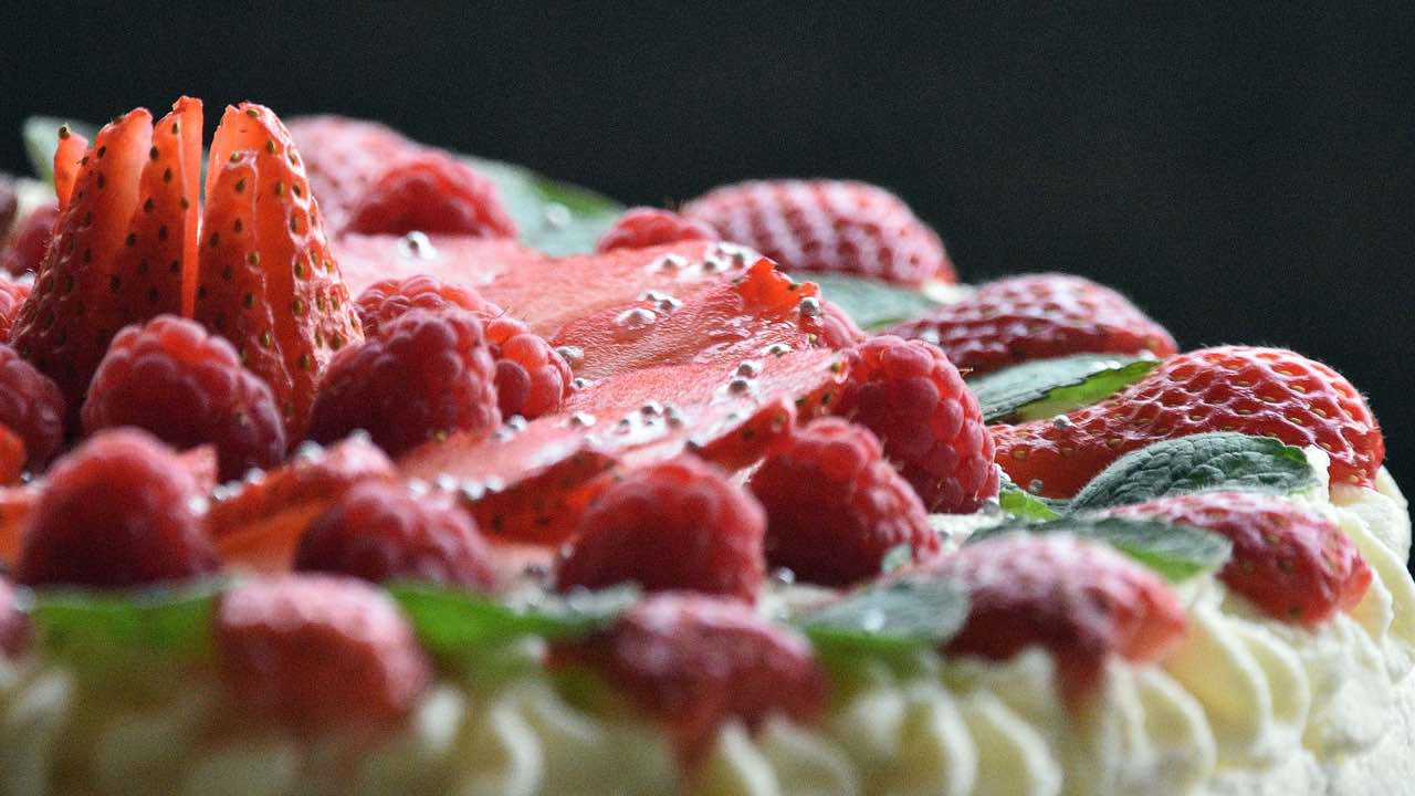 torta fragole senza burro olio