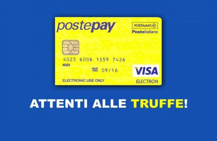 Truffa PostePay attenzione