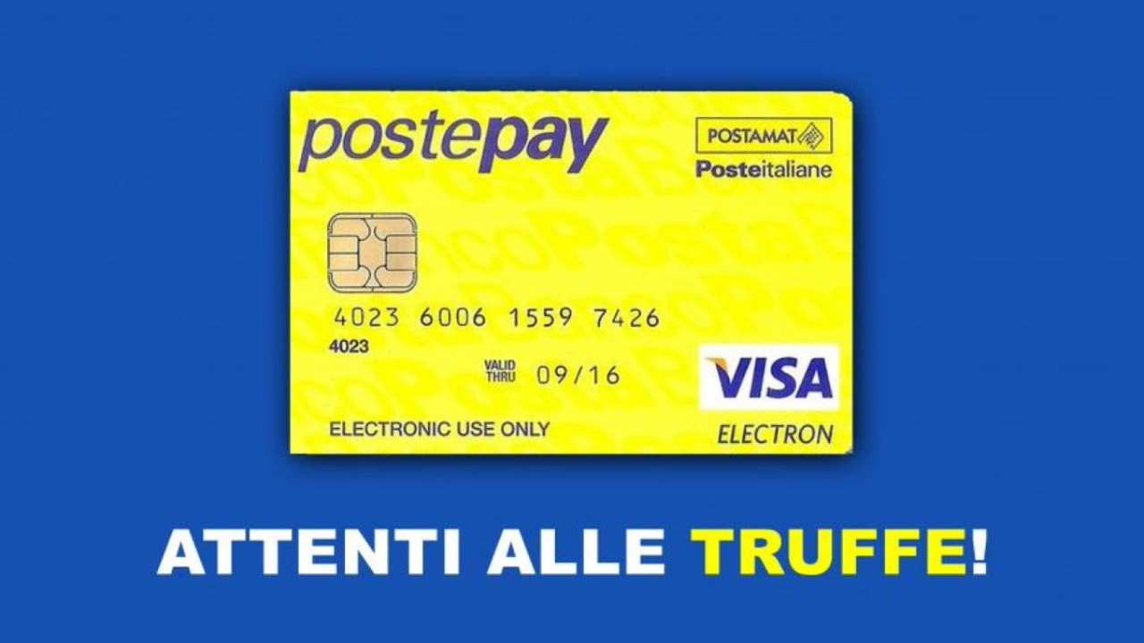 Truffa PostePay attenzione