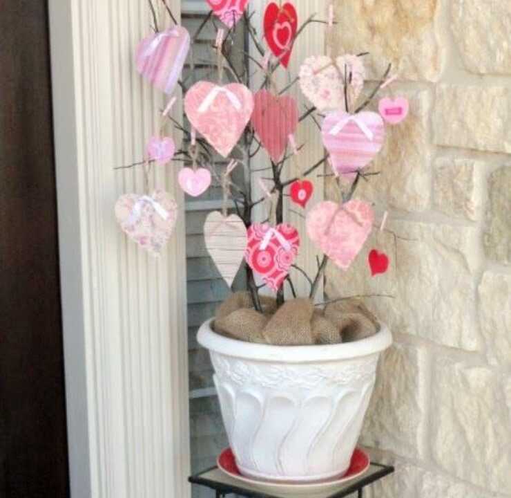 Albero di San Valentino: foto e idee della nuova tendenza dagli States