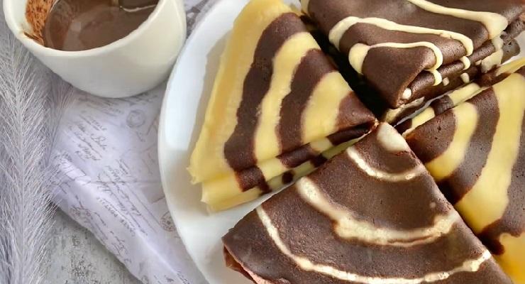 Crepes bicolore light 130 calorie