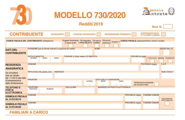 Esempio di modello 730