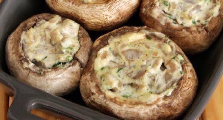 Funghi ripieni al forno