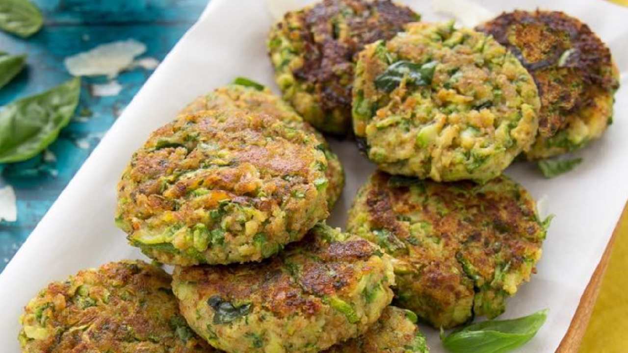 Hamburger di zucchine light 100 calorie