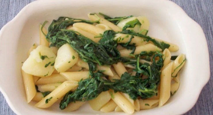 Pasta rucola e patate facile saporita