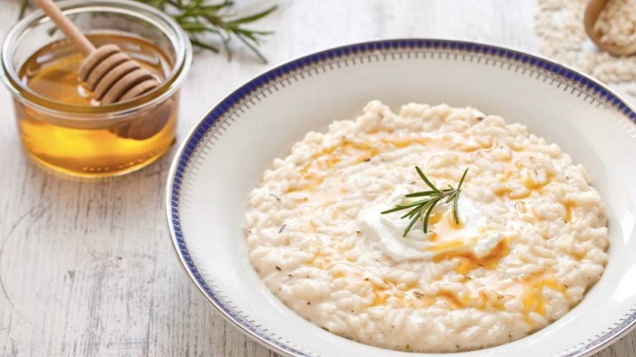 Risotto miele e rosmarino cremoso