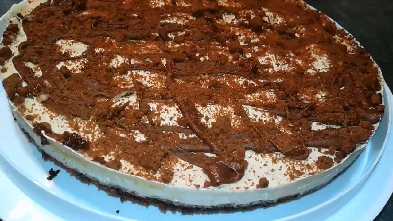 Torta al caffè senza cottura pronta pochi minuti