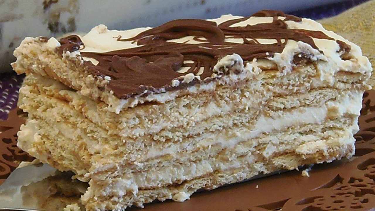 Torta biscotto facile veloce