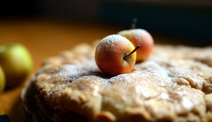 Torta di mele leggera