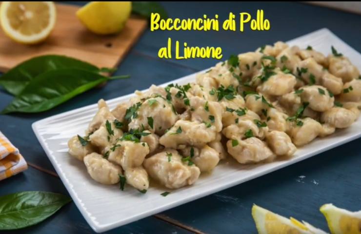 bocconcini di pollo al limone