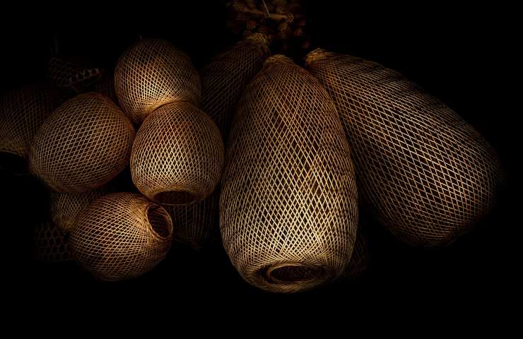 utilizzi bambù bioarchitettura cestini