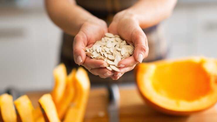 Interno della zucca