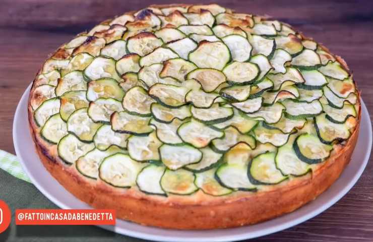 Torta soffice salata zucchine e mascarpone