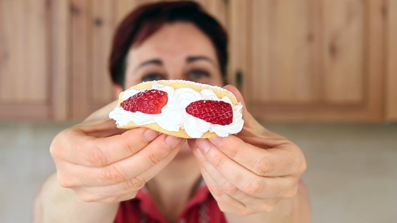 Tacos dolci alle fragole Benedetta Rossi