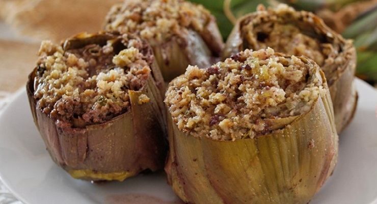 Carciofi ripieni alla siciliana