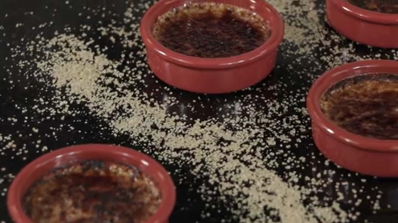 Crème brûlée al cioccolato