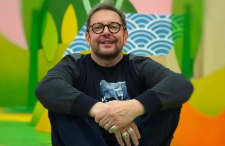Danilo Bertazzi negli studi Rai di Torino