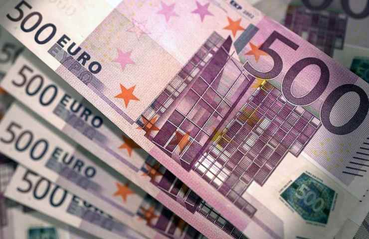 Delle banconote da cinquecento euro