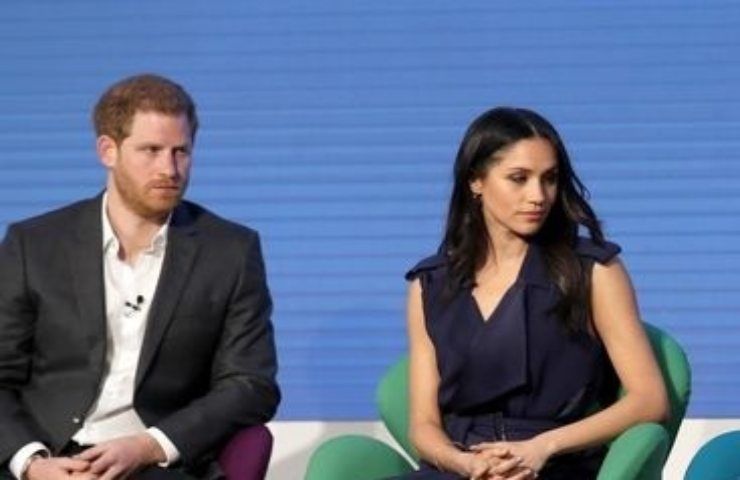 Harry e Meghan nel corso di una intervista