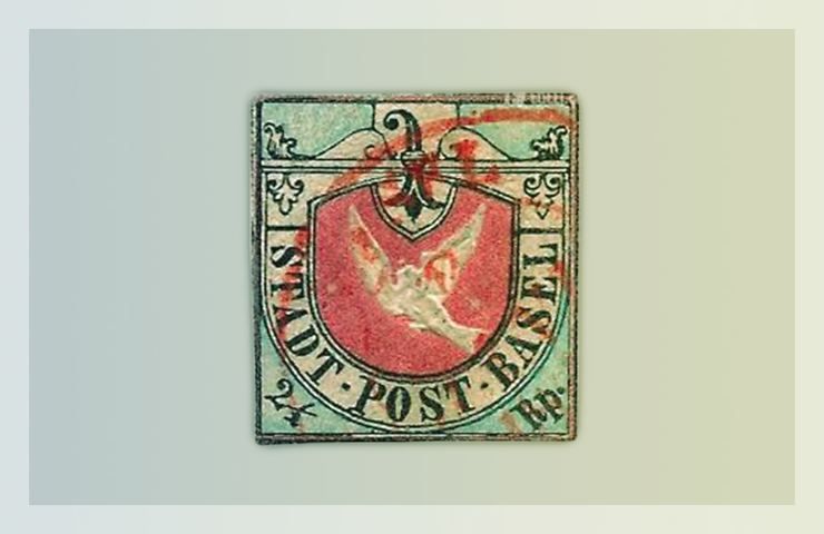 Il francobollo Basel Dove