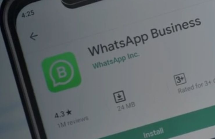 La app di Whatsapp Business