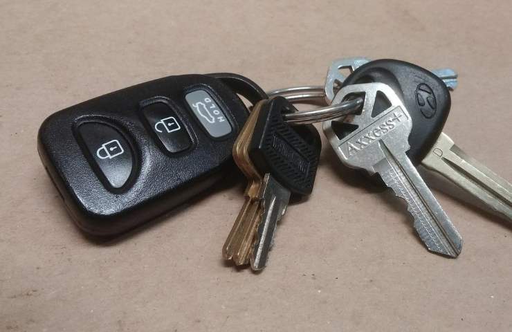 Le chiavi di un'auto