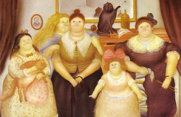 quadro Botero donne