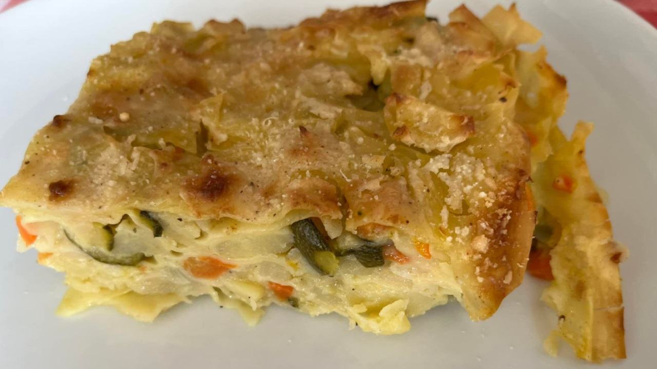 Pasticcio di zucchine light 160 calorie