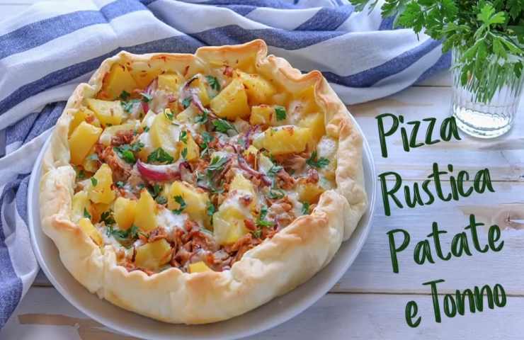 Pizza rustica tonno e patate Benedetta
