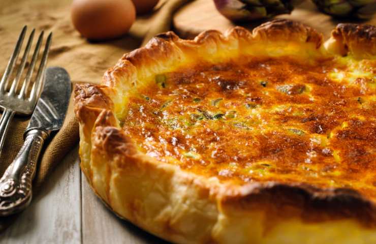 Quiche al salmone