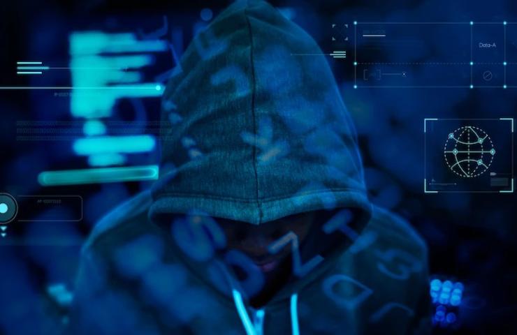 Raffigurazione di un hacker 