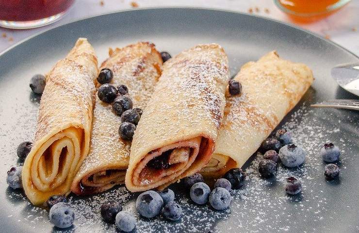 Crepes con caramello