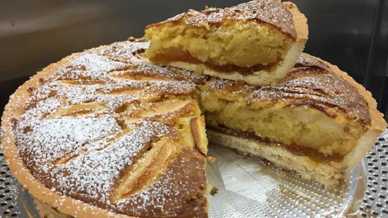 Torta di mele frolla friabile Knam