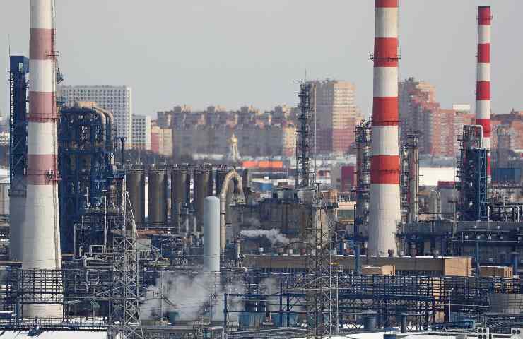 Un impianto del gas in Russia