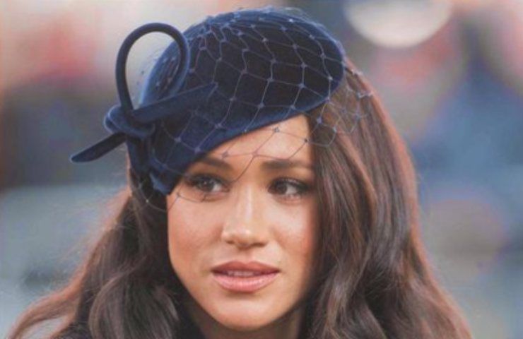Un primo piano di Meghan Markle