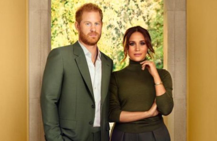 Una foto di Harry e Meghan Markle insieme