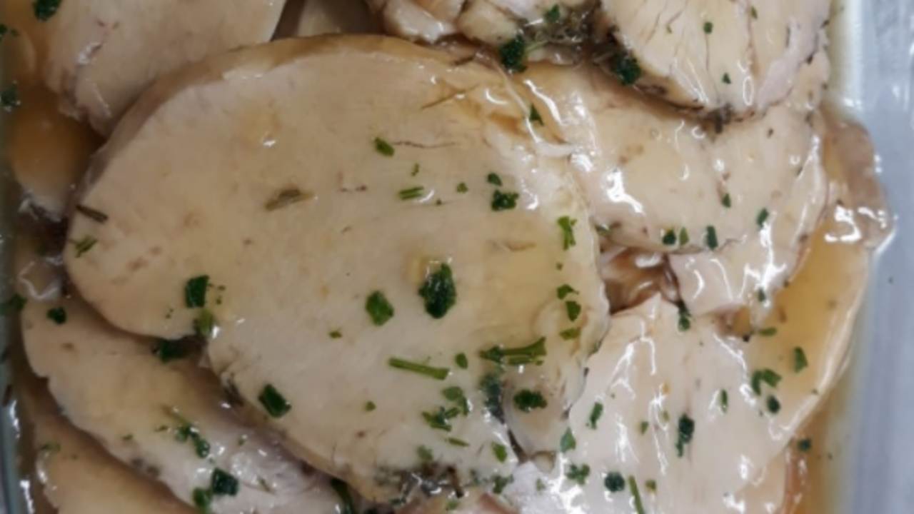 fesa di tacchino con funghi misti
