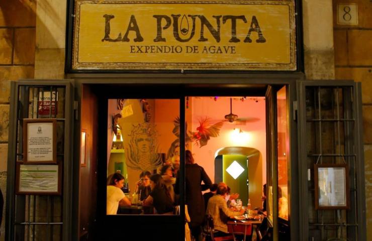 La punta expendia de agave