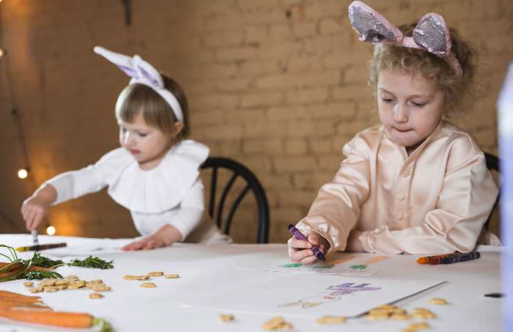 Creazioni pasquali realizzate dai bambini