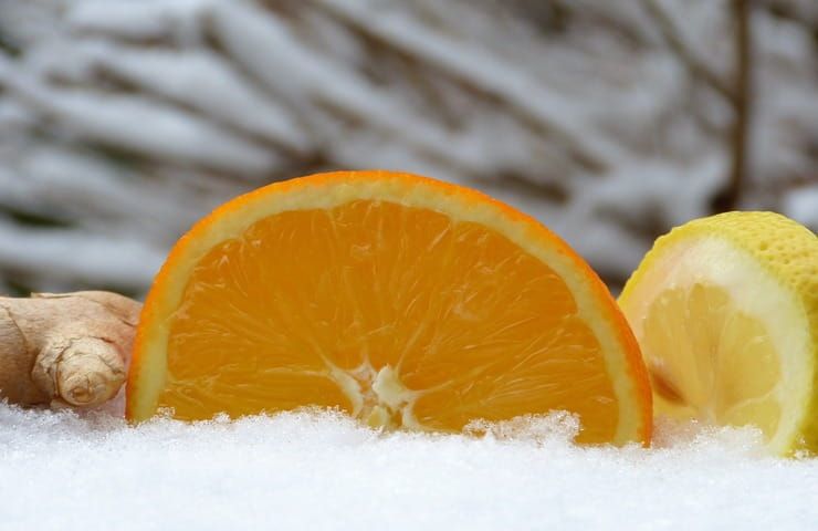 Arancia e limone ghiaccio (Foto Pixabay)