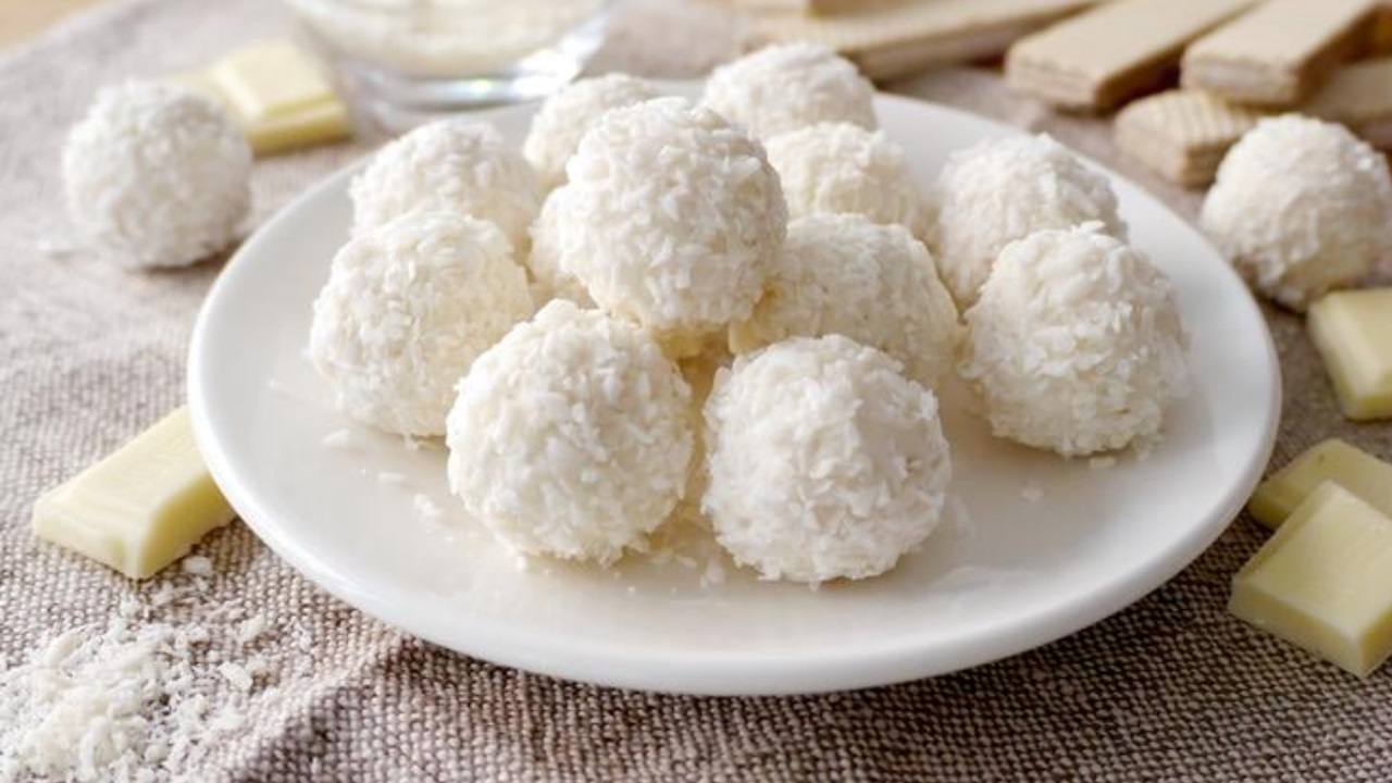 Cioccolatini Raffaello fatti in casa